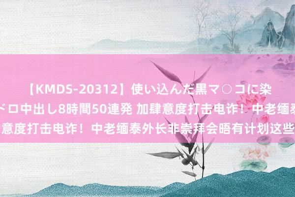 【KMDS-20312】使い込んだ黒マ○コに染み渡る息子の精液ドロドロ中出し8時間50連発 加肆意度打击电诈！中老缅泰外长非崇拜会晤有计划这些问题